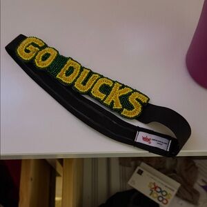 Go Ducks Beaded Headband